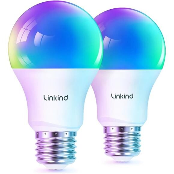 Linkind Matter Smart Light Bulb, Smart Bulbs Work with Apple - Picture 1 of 7